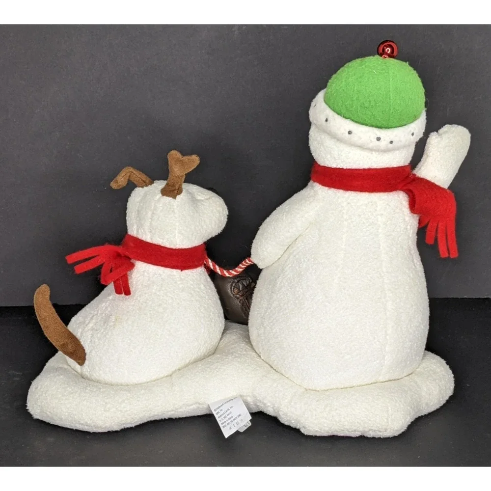 2004 Jingle Pals Snowman Dog Snow What Fun! Animated Singing Works Batteries - Picture 4 of 9